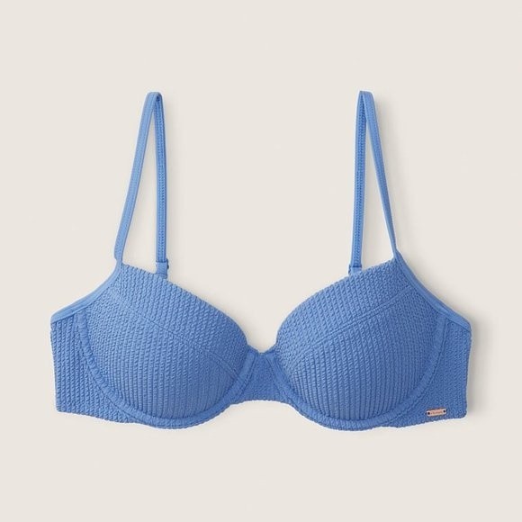 PINK Victoria's Secret Other - VICTORIA’S Secret PINK Crinkle Push-up Bikini Swim Top